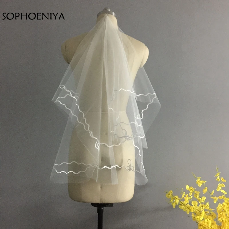 In stock One Layer Bridal veil 2019 Cheap wedding accessories Velo novia corto Embroidery Lace wedding veil ivory duvak voile
In stock One Layer Bridal veil 2019 Cheap wedding accessories Velo novia corto Embroidery Lace wedding veil ivory duvak voile