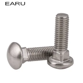 15 pieces M6*45 Full Tooth 304 Stainless Steel Carriage Half Round Head Square Neck Shelf Screws Bolt M6 M8 GB12/DIN Standard
15 pieces M6*45 Full Tooth 304 Stainless Steel Carriage Half Round Head Square Neck Shelf Screws Bolt M6 M8 GB12/DIN Standard