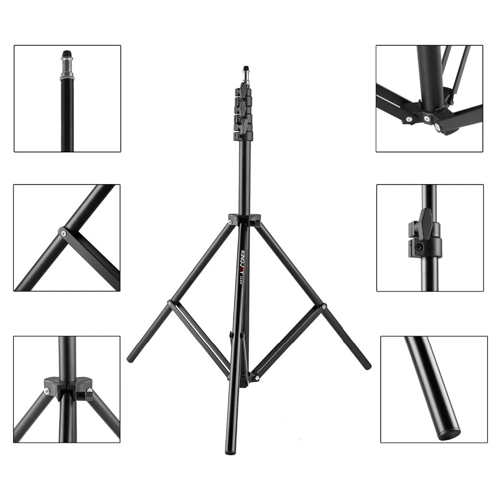 7ft/86 Professional Light Stand, pangshi Air-Cushioned Photography Light Stands for Relfectors, Softboxes, Lights, Umbrellas
7ft/86 Professional Light Stand, pangshi Air-Cushioned Photography Light Stands for Relfectors, Softboxes, Lights, Umbrellas