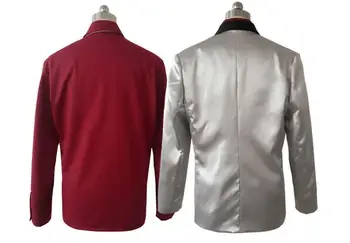 Men Suicide Squad Joker Costume Cosplay Suit Silver Coat Psychos Killers Jacket New
Men Suicide Squad Joker Costume Cosplay Suit Silver Coat Psychos Killers Jacket New