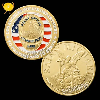 US Los Angeles Police Department Commemorative Coin Saint Michael Patron Saint Challenge Coin LAPD Honor Coins Collectibles
US Los Angeles Police Department Commemorative Coin Saint Michael Patron Saint Challenge Coin LAPD Honor Coins Collectibles