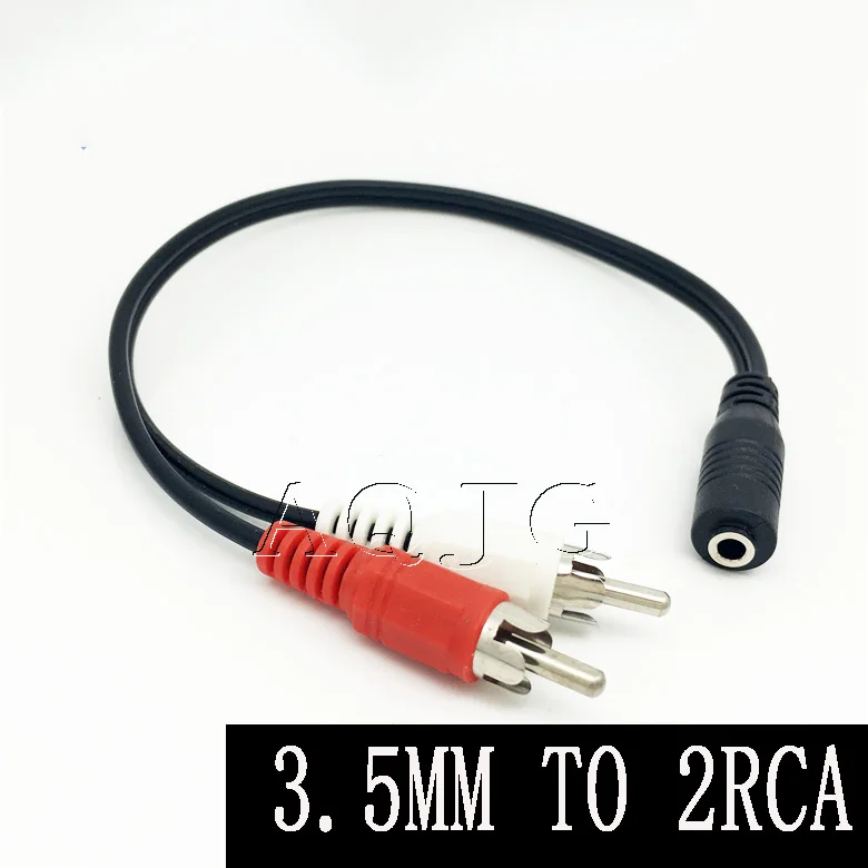 Hot Sale Universal 3.5mm Stereo Audio Female Jack to 2 RCA Male Socket to Headphone 3.5 Y Adapter Cable 1pcs
Hot Sale Universal 3.5mm Stereo Audio Female Jack to 2 RCA Male Socket to Headphone 3.5 Y Adapter Cable 1pcs