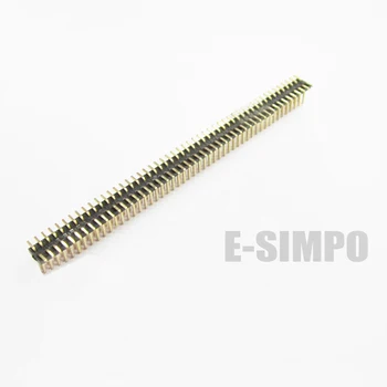 100pcs 1.27mm Dual Pin Header, SMT SMD 2X50P SMT Male Header,Dual Row, Single Plastic, Gold-plated,B=4.3mm
100pcs 1.27mm Dual Pin Header, SMT SMD 2X50P SMT Male Header,Dual Row, Single Plastic, Gold-plated,B=4.3mm