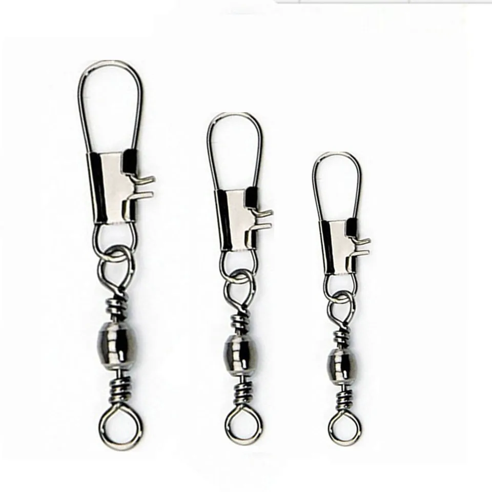 50PCS/Lot Fishing Barrel Swivel Connector Pin Fishing Hooks Interlock Snap Ball Bearing Rolling Swivel Solid Rings 4#6#8#10#12#
50PCS/Lot Fishing Barrel Swivel Connector Pin Fishing Hooks Interlock Snap Ball Bearing Rolling Swivel Solid Rings 4#6#8#10#12#