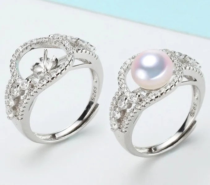 Unique Fashion Pearl Ring Mountings, Ring Findings, Adjustable Ring Jewelry Parts Fittings Charm Accessories Silver Jewellery
Unique Fashion Pearl Ring Mountings, Ring Findings, Adjustable Ring Jewelry Parts Fittings Charm Accessories Silver Jewellery