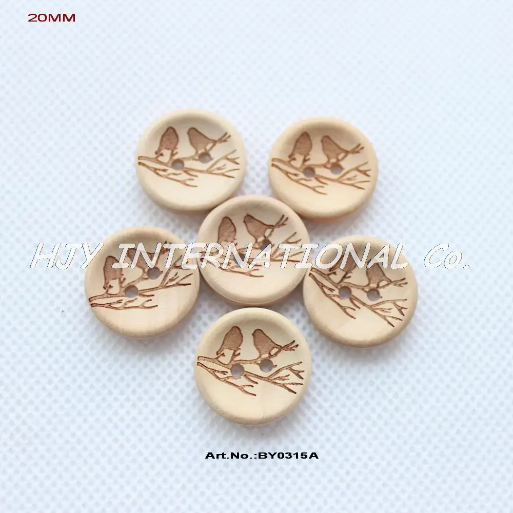 (50pcs/lot) 20mm Natural Wooden Sewing Buttons Brids Tree Engraved Scrapbook Button -BY0315A
(50pcs/lot) 20mm Natural Wooden Sewing Buttons Brids Tree Engraved Scrapbook Button -BY0315A