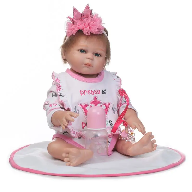 NPK 50cm Full Body Silicone Reborn Baby girl pretty princess dolls waterproof Bebes reborn menina bonecas child gift toy dolls
NPK 50cm Full Body Silicone Reborn Baby girl pretty princess dolls waterproof Bebes reborn menina bonecas child gift toy dolls