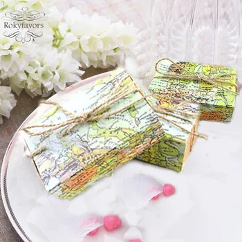 50PCS Map Candy Boxes Bridal Shower Party Supplies Gift Boxes Wedding Candy Box Party Favor Boxes with Twine
50PCS Map Candy Boxes Bridal Shower Party Supplies Gift Boxes Wedding Candy Box Party Favor Boxes with Twine