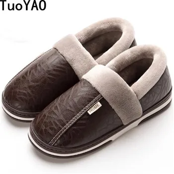 New Winter Waterproof Men Shoes Plush Men Slippers Warm Fur Thicken Cotton-Padded Home Slipper Indoor Flat Shoes Big Size 35-50
New Winter Waterproof Men Shoes Plush Men Slippers Warm Fur Thicken Cotton-Padded Home Slipper Indoor Flat Shoes Big Size 35-50