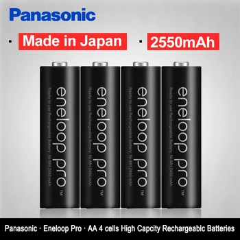 Panasonic Eneloop Original 2550mAh Batteries 4PCS/LOT 1.2V NI-MH Camera Flashlight XBOX Toy AA Pre-Charged Rechargeable Battery
Panasonic Eneloop Original 2550mAh Batteries 4PCS/LOT 1.2V NI-MH Camera Flashlight XBOX Toy AA Pre-Charged Rechargeable Battery