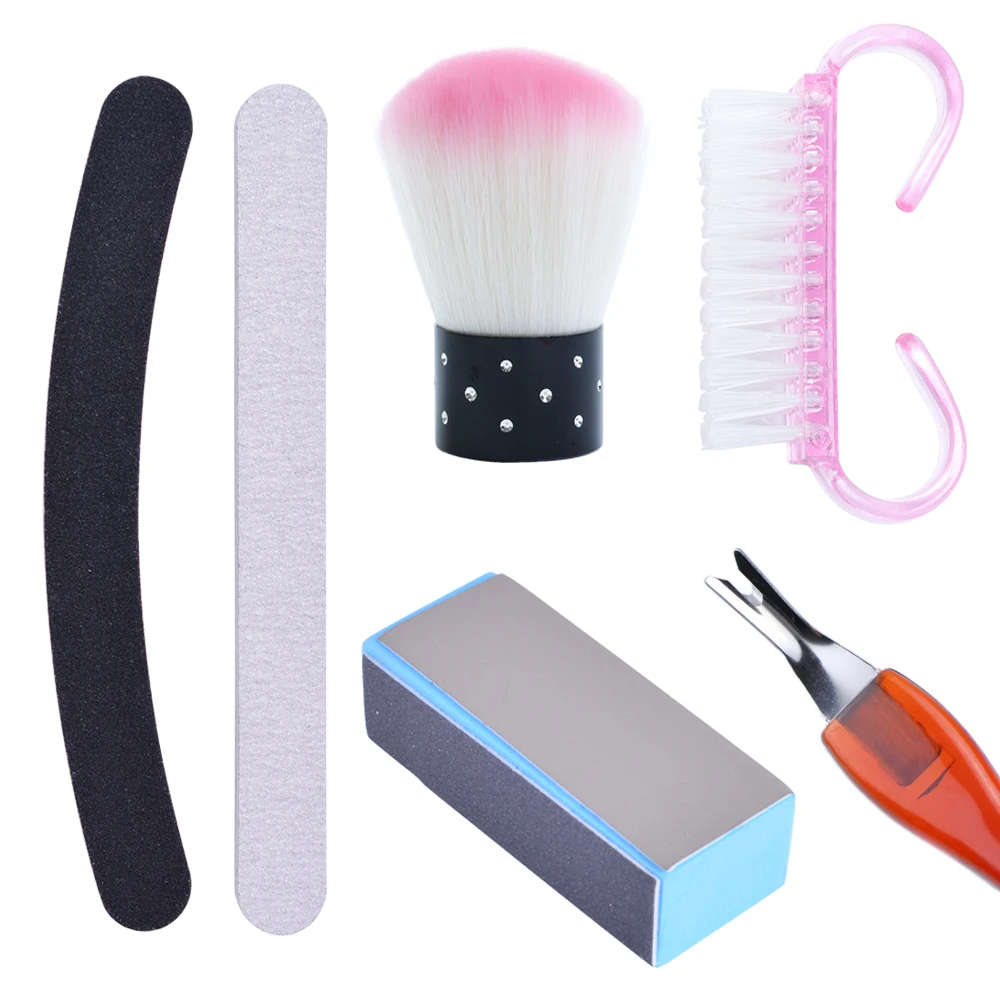 6pcs Buffing Sanding Files Block Clipper Cuticle Dead Skin Fork UV Gel Polish Cleaning Nail Brush Kit Manicure Nail Tool JI802
6pcs Buffing Sanding Files Block Clipper Cuticle Dead Skin Fork UV Gel Polish Cleaning Nail Brush Kit Manicure Nail Tool JI802