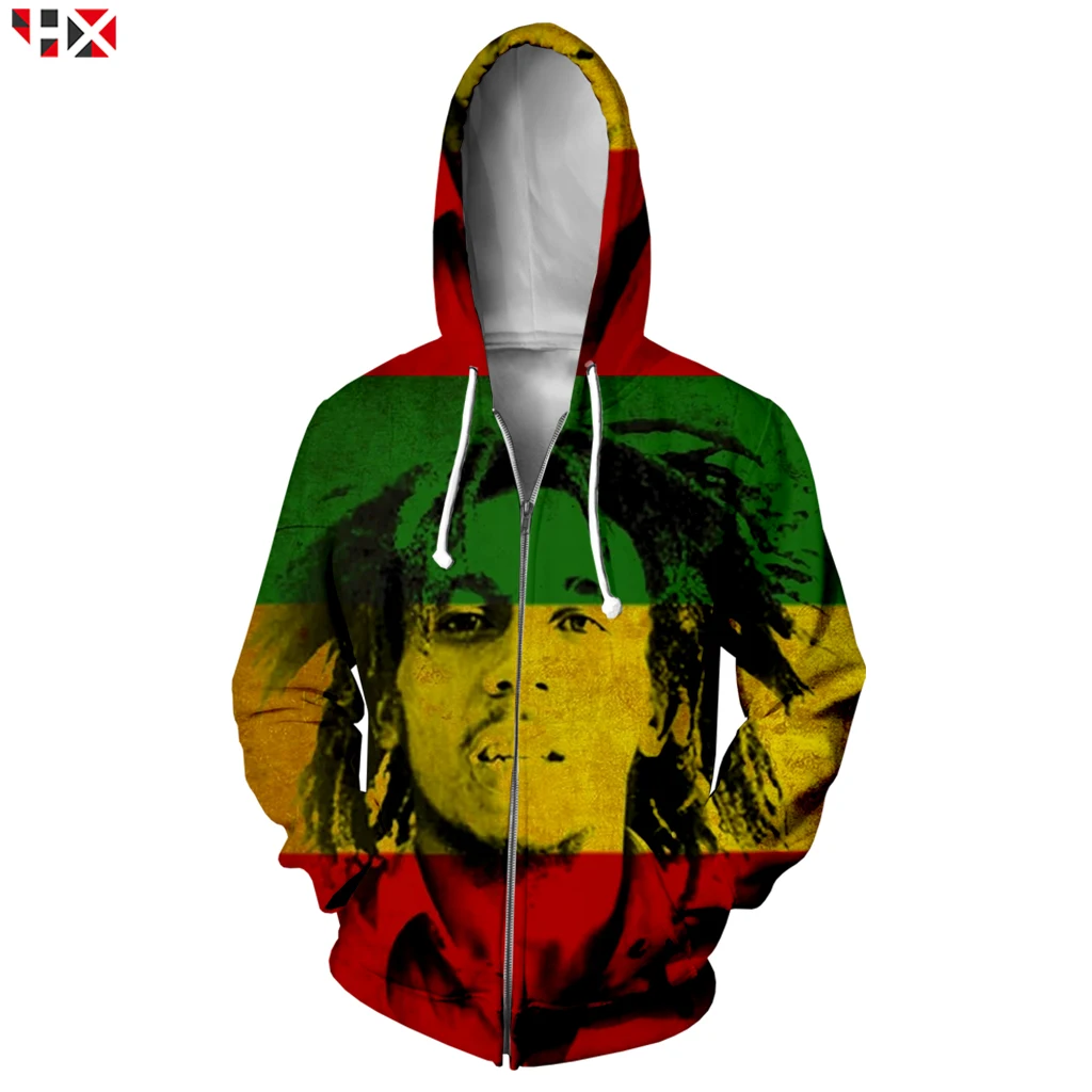 Singer Bob Marley Fashion Casual Men Zipper Hoodies 3D Print Harajuku Style Zipper Hoodies Unisex Hip Hop Streetwear Tops X285
Singer Bob Marley Fashion Casual Men Zipper Hoodies 3D Print Harajuku Style Zipper Hoodies Unisex Hip Hop Streetwear Tops X285