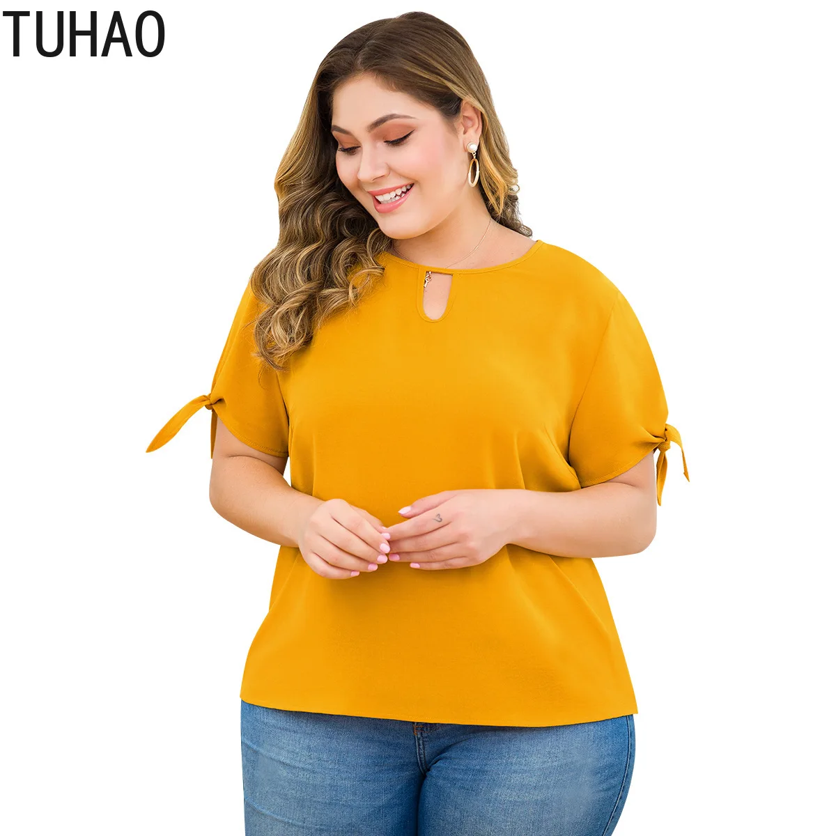 TUHAO 2019 Summer Office Lady orange Women Blouses Shirt Plus Size 4XL 3XL Loose Large Size Women's BLOUSE Shirts Top LZ54
TUHAO 2019 Summer Office Lady orange Women Blouses Shirt Plus Size 4XL 3XL Loose Large Size Women's BLOUSE Shirts Top LZ54