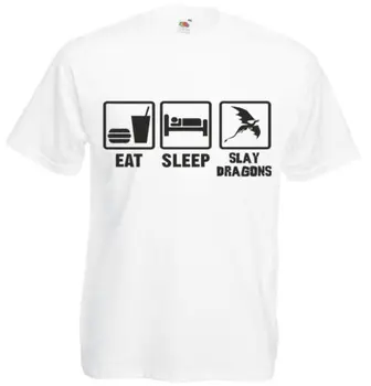 Eat Sleep Slay Dragons, Skyrim inspired Men's Printed T-Shirt Casual Cotton Tee Cool Casual pride t shirt men Unisex Fashion
Eat Sleep Slay Dragons, Skyrim inspired Men's Printed T-Shirt Casual Cotton Tee Cool Casual pride t shirt men Unisex Fashion