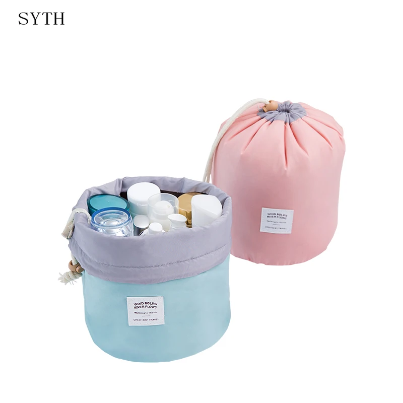 SYTH Drop Ship Drawstring Barrel Shaped Woman Travel Cosmetic Storage Bags of High Capcity Elegant Makeup Organizer Storage Bag
SYTH Drop Ship Drawstring Barrel Shaped Woman Travel Cosmetic Storage Bags of High Capcity Elegant Makeup Organizer Storage Bag
