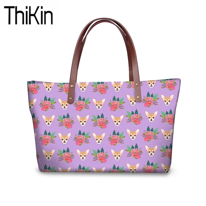 THIKIN Ladies Office Handbags Chihuahua Printing Shoulder Messenger Bag Women Heavy Duty Top-Handle Bag Femme Hand Tote Bags
THIKIN Ladies Office Handbags Chihuahua Printing Shoulder Messenger Bag Women Heavy Duty Top-Handle Bag Femme Hand Tote Bags