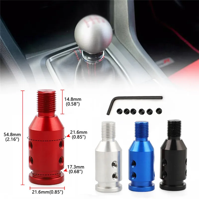 CARPRIE Gear Lever Universal Aluminum Shift Knob Adapter for Non Threaded Shifters ForBMW 12x1.25mm Palanca de cambios je20
CARPRIE Gear Lever Universal Aluminum Shift Knob Adapter for Non Threaded Shifters ForBMW 12x1.25mm Palanca de cambios je20