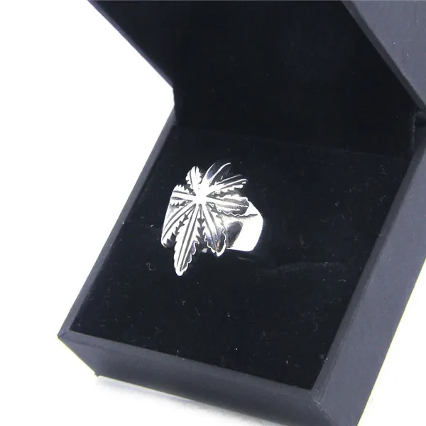Fashion Maple Leaf Ring 316L Stainless Steel Hot Mens Polishing Punk Cool | Украшения и аксессуары