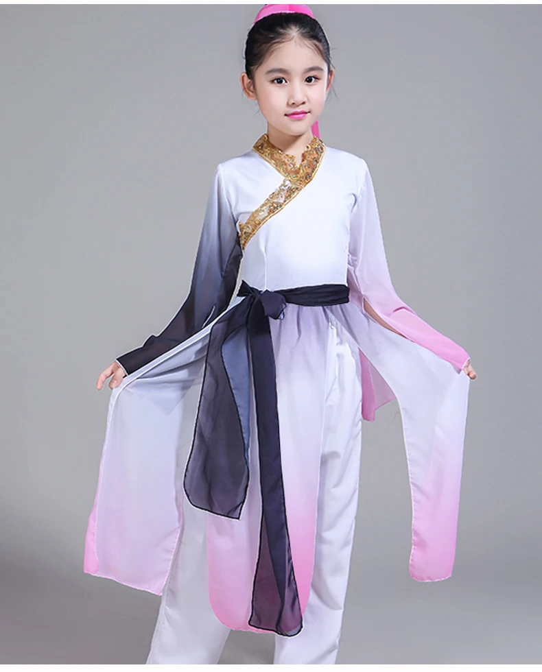 Фото Танцевальные костюмы Yangko костюм для традиционных китайских танцев Детская