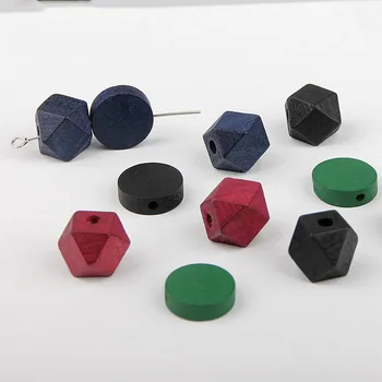 Wholesale 100pcs/Lot Geometric Shape Colorful Wood Beads Flat Round Faceted Cube Wooden Beading Beads Fit Ornament Accessories
Wholesale 100pcs/Lot Geometric Shape Colorful Wood Beads Flat Round Faceted Cube Wooden Beading Beads Fit Ornament Accessories