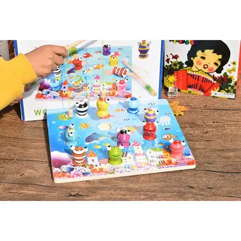13 Pcs Wooden Magnetic Frog Fishing Toy Game Early Learning Educational Toys Birthday Gift for Children Toddler Kids
13 Pcs Wooden Magnetic Frog Fishing Toy Game Early Learning Educational Toys Birthday Gift for Children Toddler Kids