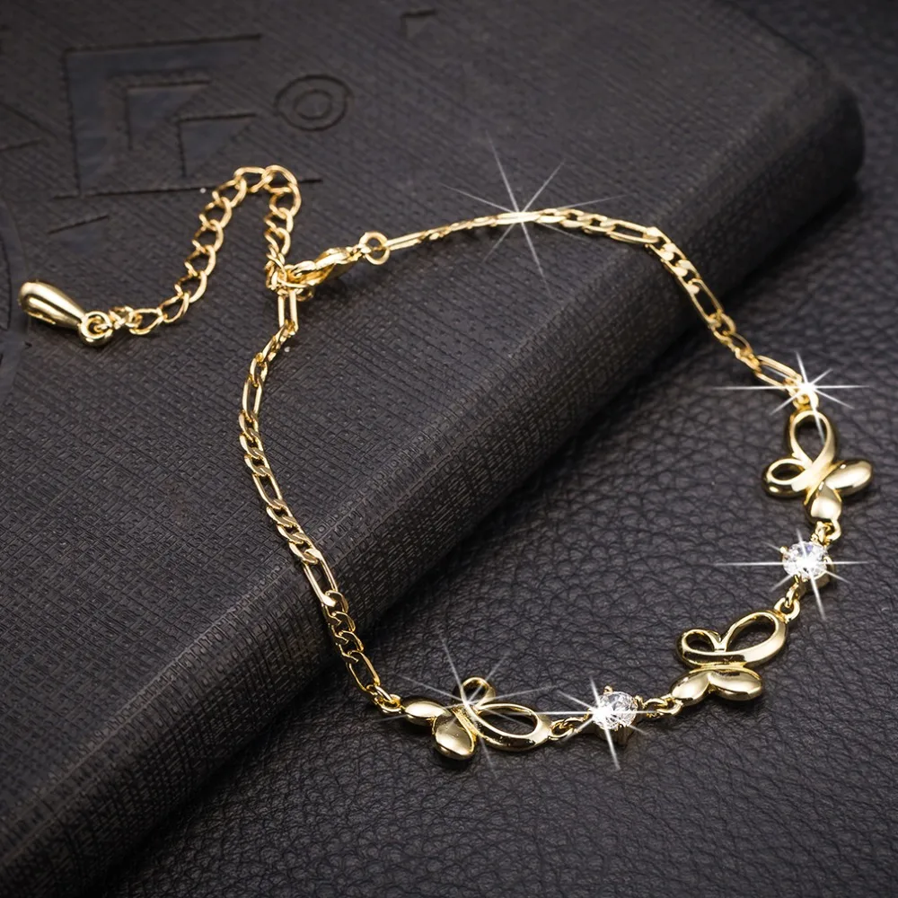 Gold Flowers Crystal Women Anklets Fashion Simple Rhinestone Foot Chain Sandals Beads Foot Jewelry Barefoot Crochet sandals Ankl
Gold Flowers Crystal Women Anklets Fashion Simple Rhinestone Foot Chain Sandals Beads Foot Jewelry Barefoot Crochet sandals Ankl