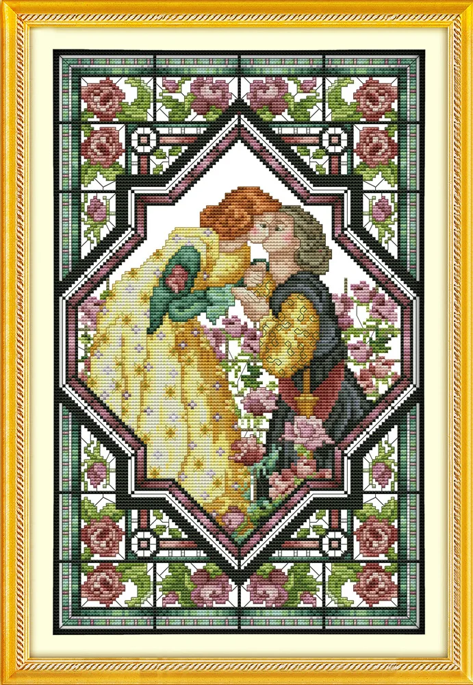 New arrival 2018 Lovers in the Rose Garden DMC Counted Chinese Cross Stitch Kits printed Cross-stitch set Embroidery Needlework
New arrival 2018 Lovers in the Rose Garden DMC Counted Chinese Cross Stitch Kits printed Cross-stitch set Embroidery Needlework