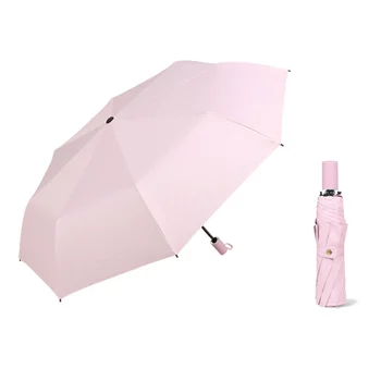Three-fold Solid Color Sunscreen Black Glue Anti-Uv Folding Umbrella Portable Outdoor Pocket Umbrellas
Three-fold Solid Color Sunscreen Black Glue Anti-Uv Folding Umbrella Portable Outdoor Pocket Umbrellas