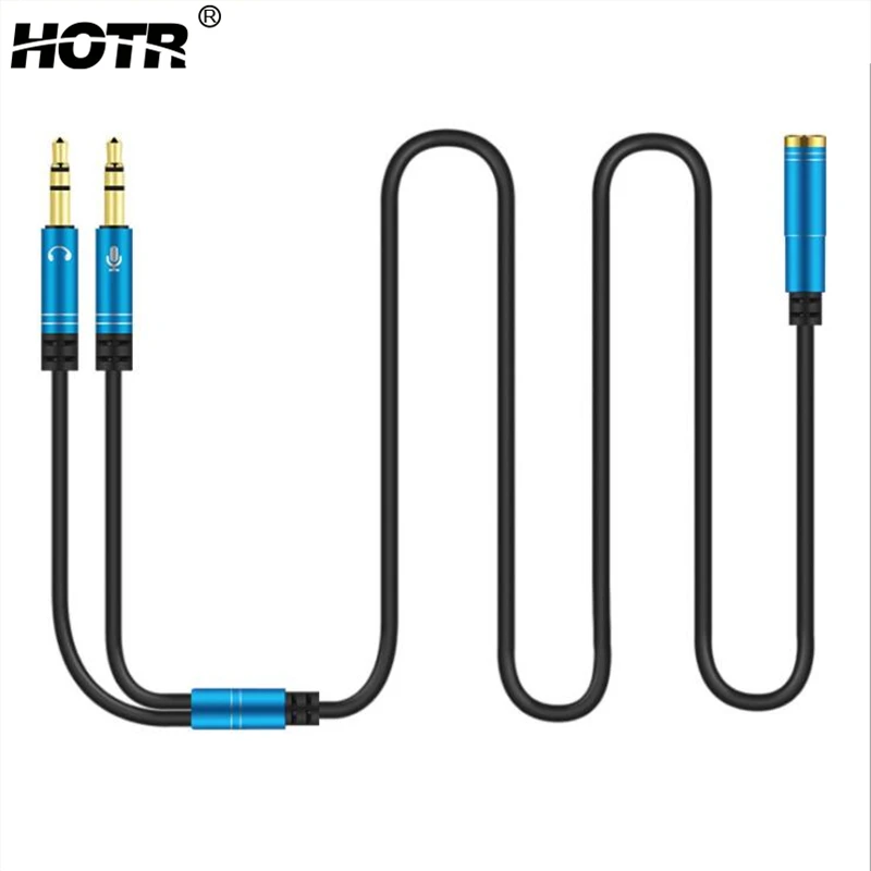 HOTR 1.1m Earphone Microphone Audio Extension Cord Connect Headphone to Computer/Notebook 1 Male To 2 Female Transfer Aux Cable
HOTR 1.1m Earphone Microphone Audio Extension Cord Connect Headphone to Computer/Notebook 1 Male To 2 Female Transfer Aux Cable
