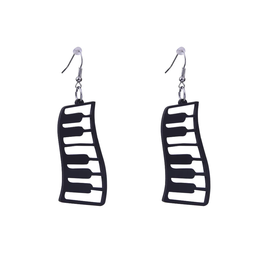 Exaggerated Cool Black Piano Keys Acylic Drop Earrings Irregular Hollow Out Geometric Long Tassel Simple Dangle Earrings Brincos
Exaggerated Cool Black Piano Keys Acylic Drop Earrings Irregular Hollow Out Geometric Long Tassel Simple Dangle Earrings Brincos