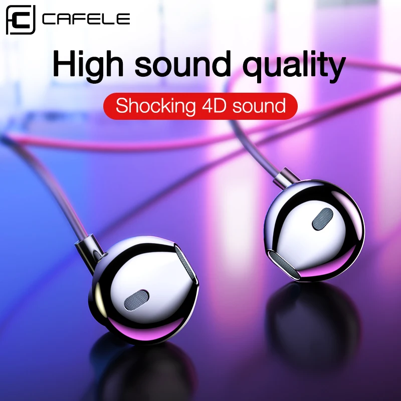 CAFELE Wired In-Ear Sport Earphones with Type C 3.5mm Heavy Bass Sound Earphone for Xiaomi Samsung Huawei Phone Computer Headset
CAFELE Wired In-Ear Sport Earphones with Type C 3.5mm Heavy Bass Sound Earphone for Xiaomi Samsung Huawei Phone Computer Headset