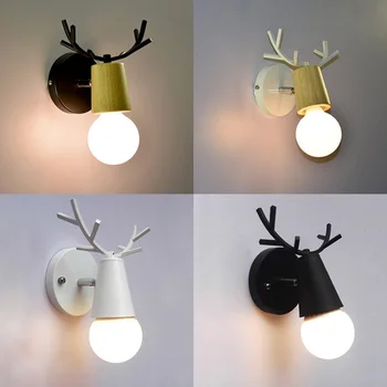 Nordic bedside wall lamp creative simple staircase aisle lamps children's room deer head bedroom living room wall lamp LM4171049
Nordic bedside wall lamp creative simple staircase aisle lamps children's room deer head bedroom living room wall lamp LM4171049