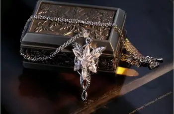 Retro Jewelry COOL LOTR 18Kt White Gold filled Arwen Evenstar AAA Cubic Zirconia Necklace Pendant mother day gift
Retro Jewelry COOL LOTR 18Kt White Gold filled Arwen Evenstar AAA Cubic Zirconia Necklace Pendant mother day gift