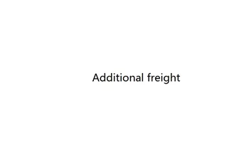 additional freight or other charge for buyer Christian Granell 3003667696940221
additional freight or other charge for buyer Christian Granell 3003667696940221
