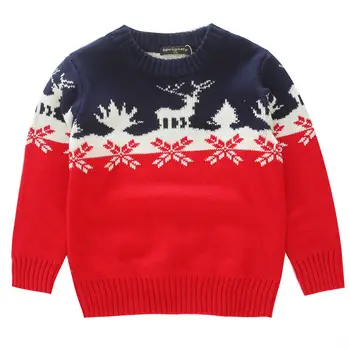 good quality children's wear sweater in the spring and autumn cotton double sweater Christmas small deer boy's sweater
good quality children's wear sweater in the spring and autumn cotton double sweater Christmas small deer boy's sweater