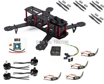 ZMR250 250 250mm Carbon Fiber Mini Quadcopter Frame CC3D Flight Control + 2204 2300kv Motor w/ 20A BLHeli ESC for QAV250
ZMR250 250 250mm Carbon Fiber Mini Quadcopter Frame CC3D Flight Control + 2204 2300kv Motor w/ 20A BLHeli ESC for QAV250