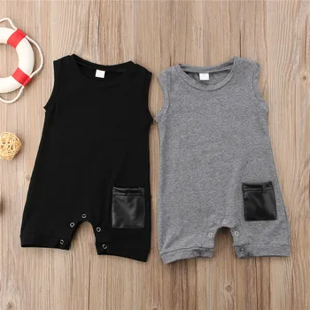Baby Clothes Boy Romper Summer Sleeveless Pocket Cotton Jumpsuit Sunsuit Boy Rompers Clothing Casual Cute 0-24M Toddler Kids
Baby Clothes Boy Romper Summer Sleeveless Pocket Cotton Jumpsuit Sunsuit Boy Rompers Clothing Casual Cute 0-24M Toddler Kids