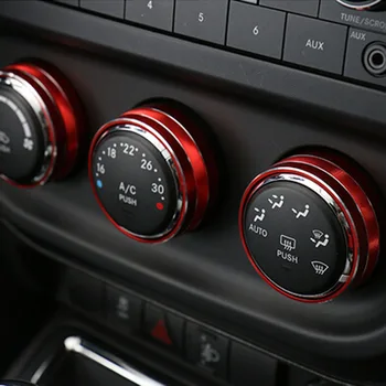 Dashboard console air conditioning buttons knobs decorative cover trim sticker for wrangler Interior Accessories
Dashboard console air conditioning buttons knobs decorative cover trim sticker for wrangler Interior Accessories