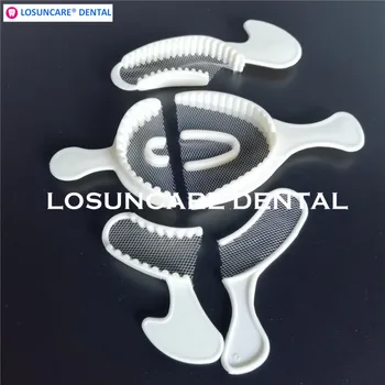 LOSUNCARE 5PCS Dental Impression tray with net 1 Set Watch Ya Mouth Dental Disposable Impression Tray Bite Registration Tray
LOSUNCARE 5PCS Dental Impression tray with net 1 Set Watch Ya Mouth Dental Disposable Impression Tray Bite Registration Tray