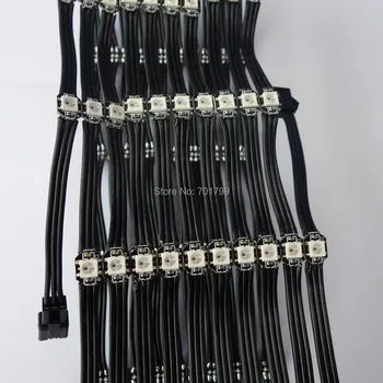 100pcs pre-soldered WS2812B led with heatsink;DC5V input;5cm wire spacing;with all black wire with black pcb
100pcs pre-soldered WS2812B led with heatsink;DC5V input;5cm wire spacing;with all black wire with black pcb