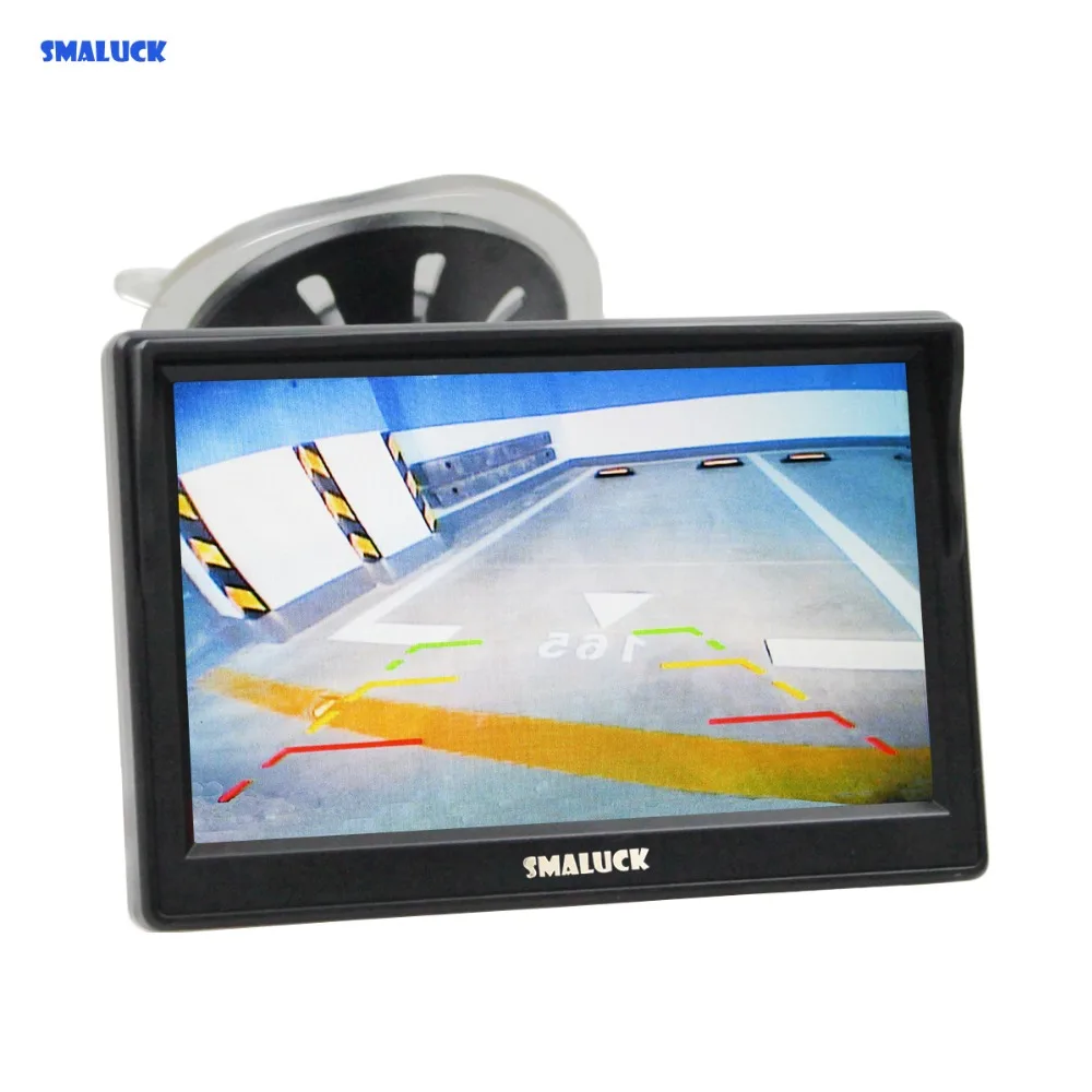 SMALUCK 5 Inch TFT LCD Display Rear View Car Monitor with Suction Cup and Free Bracket for MPV SUV Horse Lorry
SMALUCK 5 Inch TFT LCD Display Rear View Car Monitor with Suction Cup and Free Bracket for MPV SUV Horse Lorry
