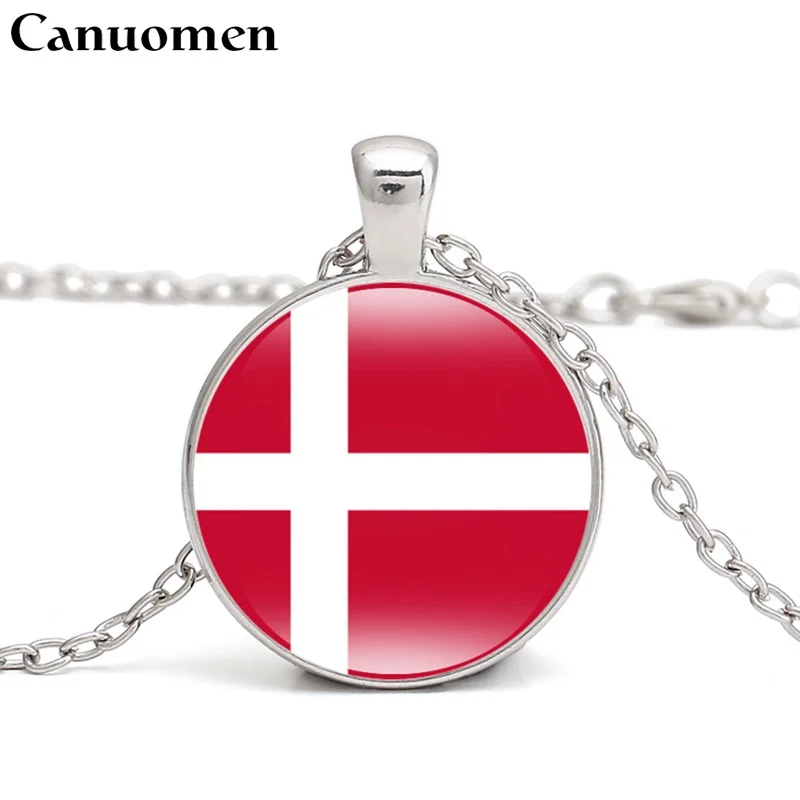 Canuomen Denmark Flag Pendant Necklace Northern Europe Country Iceland Finland Norway Sweden Love Hometown Men Women Jewelry
Canuomen Denmark Flag Pendant Necklace Northern Europe Country Iceland Finland Norway Sweden Love Hometown Men Women Jewelry