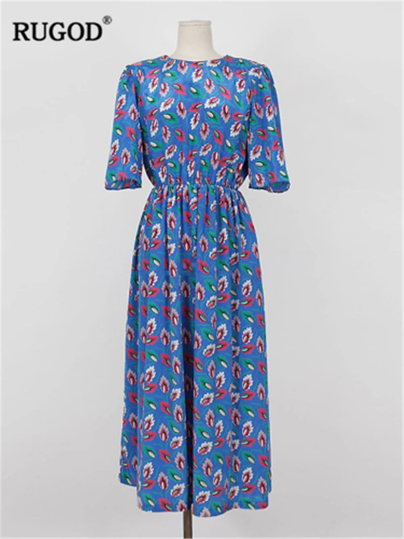 RUGOD 2019 New Arrival Women Floral Dress O-neck Half Sleeves Tunic Loose Dress Korean Style платье Modis Mujer Vestidos
RUGOD 2019 New Arrival Women Floral Dress O-neck Half Sleeves Tunic Loose Dress Korean Style платье Modis Mujer Vestidos