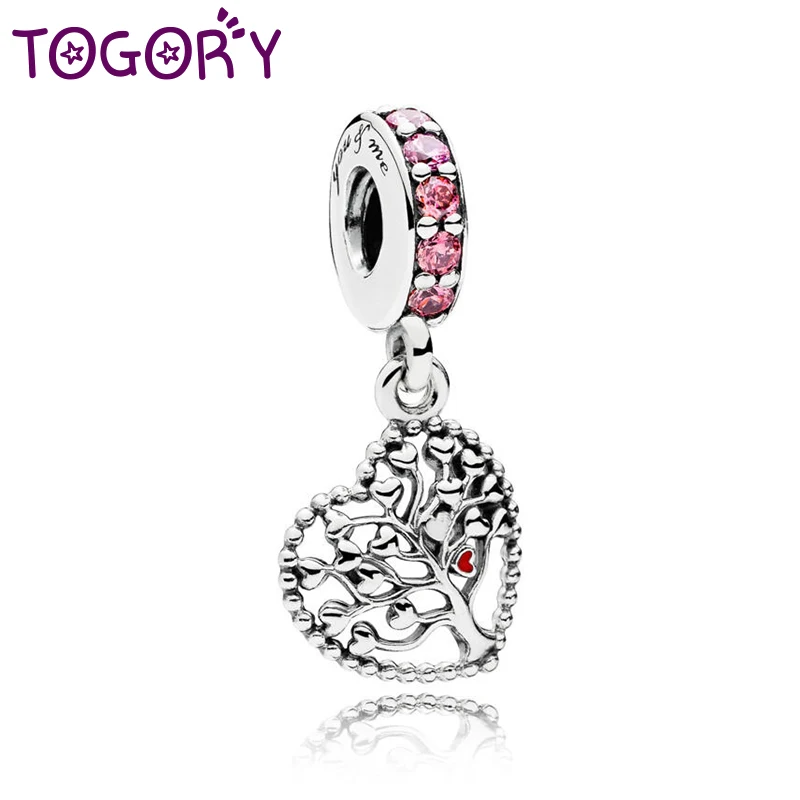 TOGORY 2 Pcs/lot Original Silver ColorLove Tree Charm Beads Fit Pandora Bracelet Necklace Pendant Jewelry Making Accessories
TOGORY 2 Pcs/lot Original Silver ColorLove Tree Charm Beads Fit Pandora Bracelet Necklace Pendant Jewelry Making Accessories