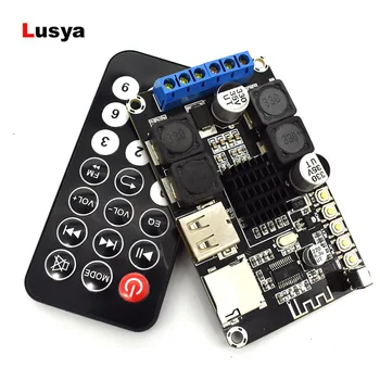 50W*2 Bluetooth Receive Audio Digital Power Amplifier Board Two Channel Speaker Amplificador Plate with Remote Control G5-005
50W*2 Bluetooth Receive Audio Digital Power Amplifier Board Two Channel Speaker Amplificador Plate with Remote Control G5-005