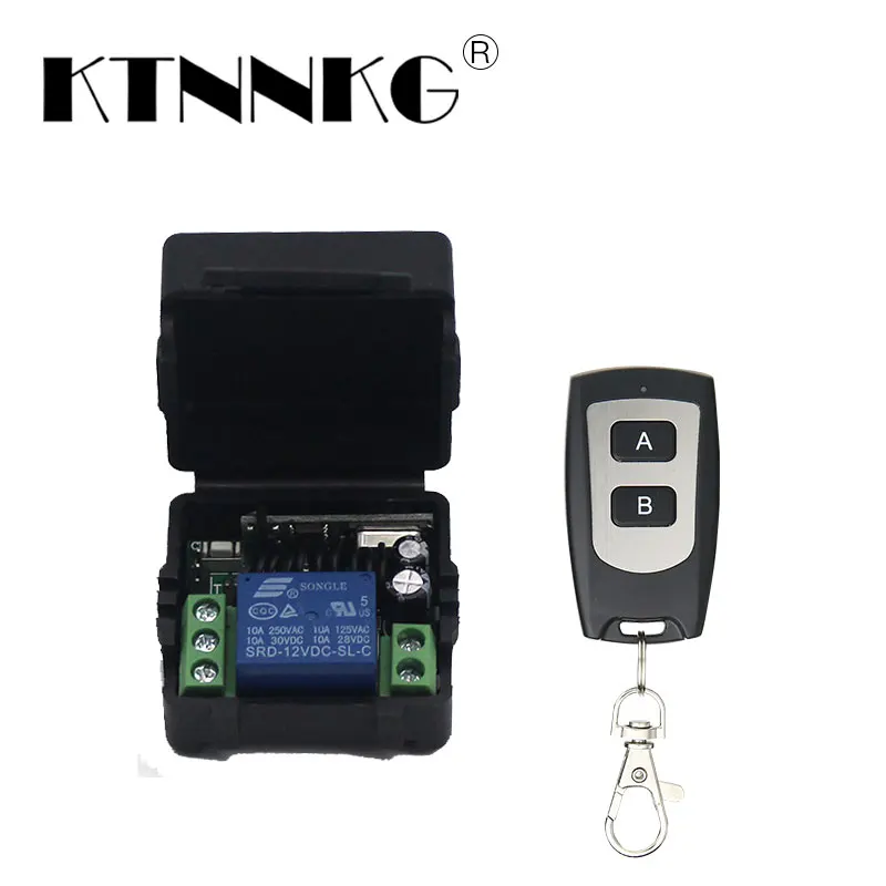 KTNNKG 433Mhz RFDC12V wireless remote control switch access control switch low power LED motor forward reverse switch
KTNNKG 433Mhz RFDC12V wireless remote control switch access control switch low power LED motor forward reverse switch
