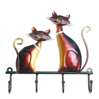 Cat Wall Hook Art Decorative Hanger Cat Sculpture Hooks For Key Coats Bags Holder Wall Mount With 4 Hooks Home Accessories
Cat Wall Hook Art Decorative Hanger Cat Sculpture Hooks For Key Coats Bags Holder Wall Mount With 4 Hooks Home Accessories