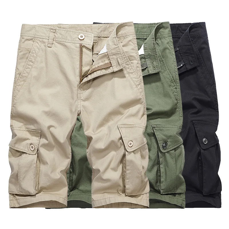 Men's Cargo Shorts Summer Multi Pockets Army Tactical Shorts Men Cotton Military Shorts Casual Loose Knee Length Short Pants 38
Men's Cargo Shorts Summer Multi Pockets Army Tactical Shorts Men Cotton Military Shorts Casual Loose Knee Length Short Pants 38