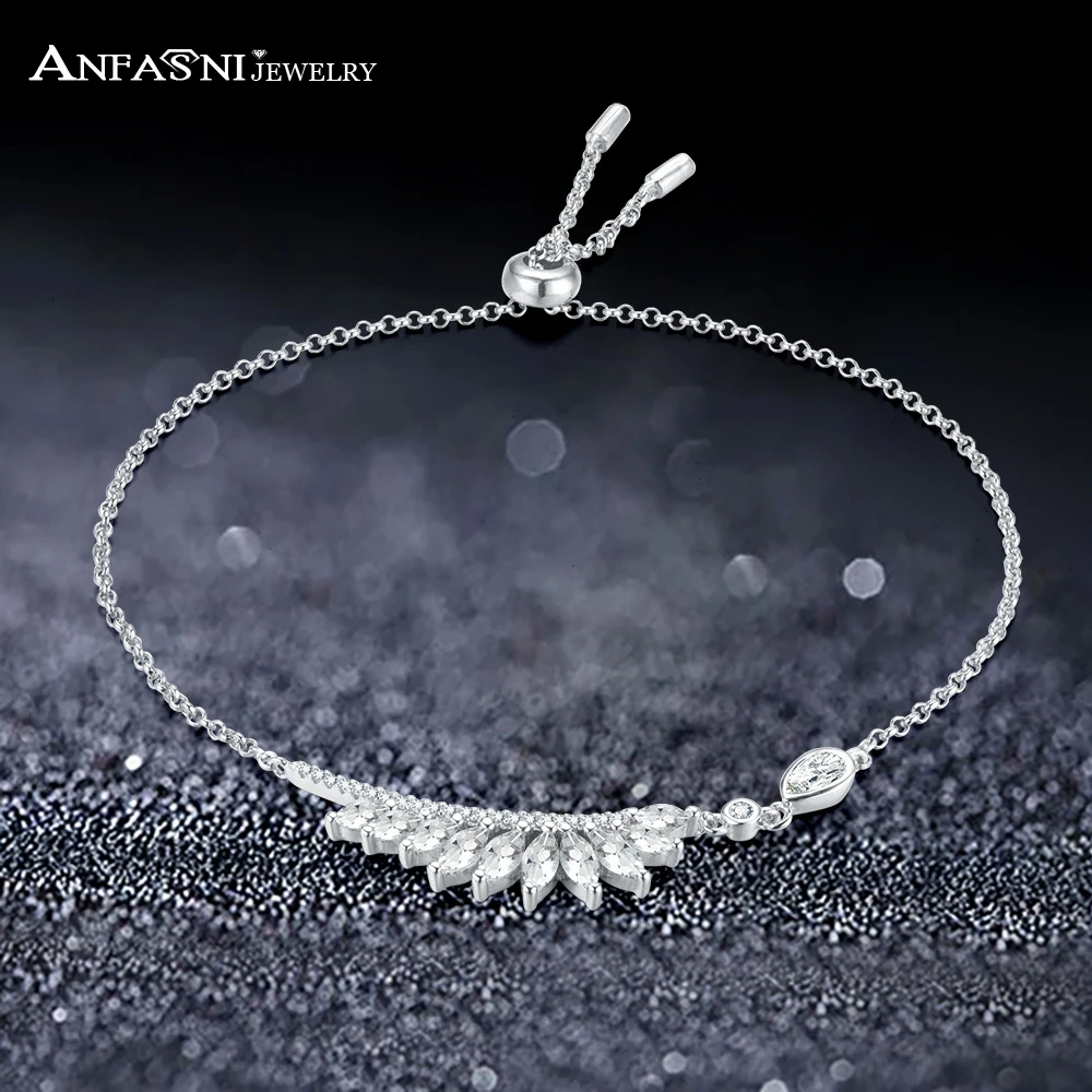 ANFASNI Simple Adjustable Bracelets Bangles Micro Paved Cubic Zirconia Silver Color Women Wedding Jewelry Bijoux CBR0128-B
ANFASNI Simple Adjustable Bracelets Bangles Micro Paved Cubic Zirconia Silver Color Women Wedding Jewelry Bijoux CBR0128-B