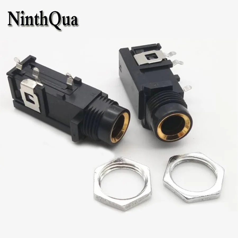 2pcs 6.5mm / 6.35mm 3Pin Female jack 180 Degrees PCB Audio Connector with Nut Microphone Adaptor For KTV Mixer Guitar
2pcs 6.5mm / 6.35mm 3Pin Female jack 180 Degrees PCB Audio Connector with Nut Microphone Adaptor For KTV Mixer Guitar